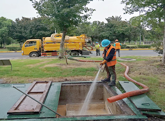 海盐化油池清理
